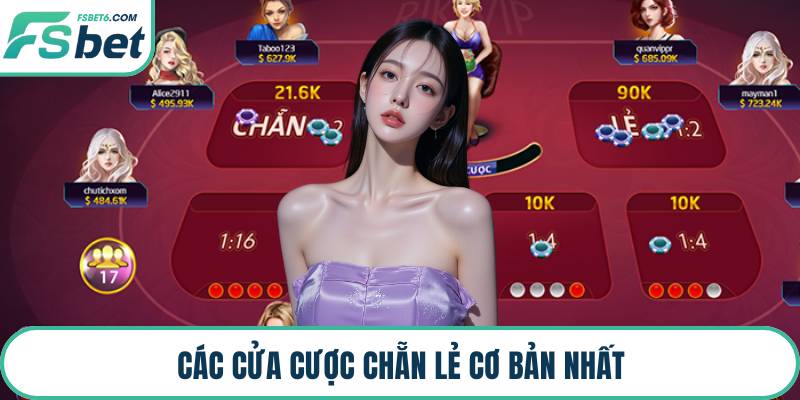 Các cửa cược chẵn lẻ cơ bản nhất